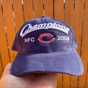 Vtg Chicago Bears 2006 NFC Champions Snapback Hat